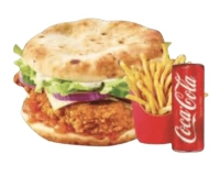 Menu NAAN CHICKEN BURGER